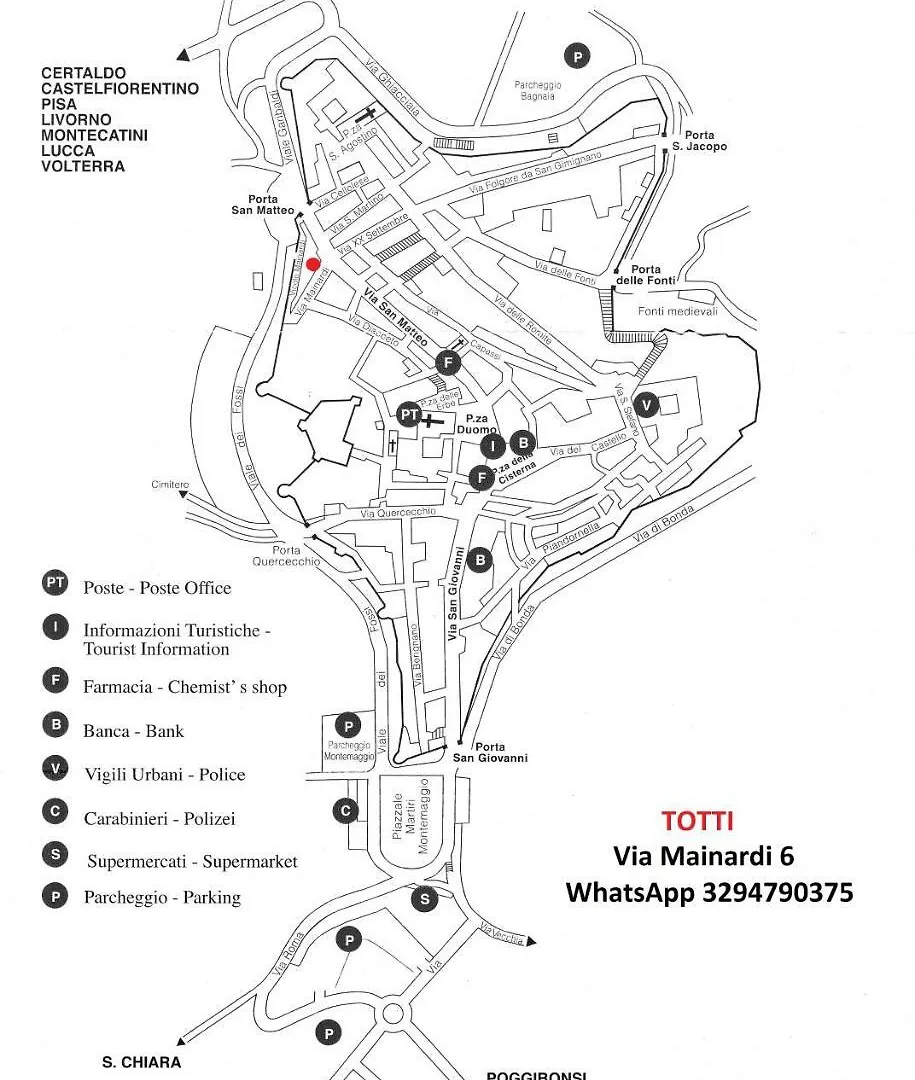 Locazione Turistica Totti San Gimignano